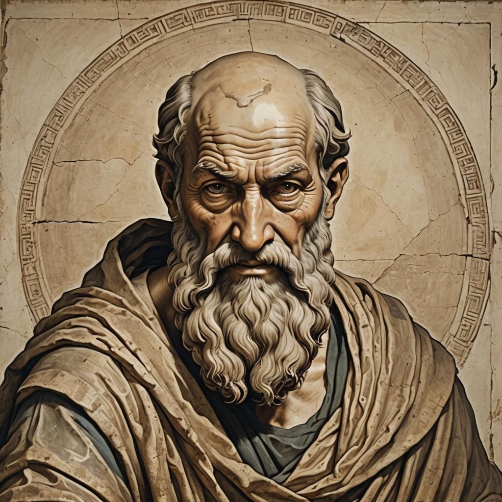Greek Philosopher Diogenes Portrait