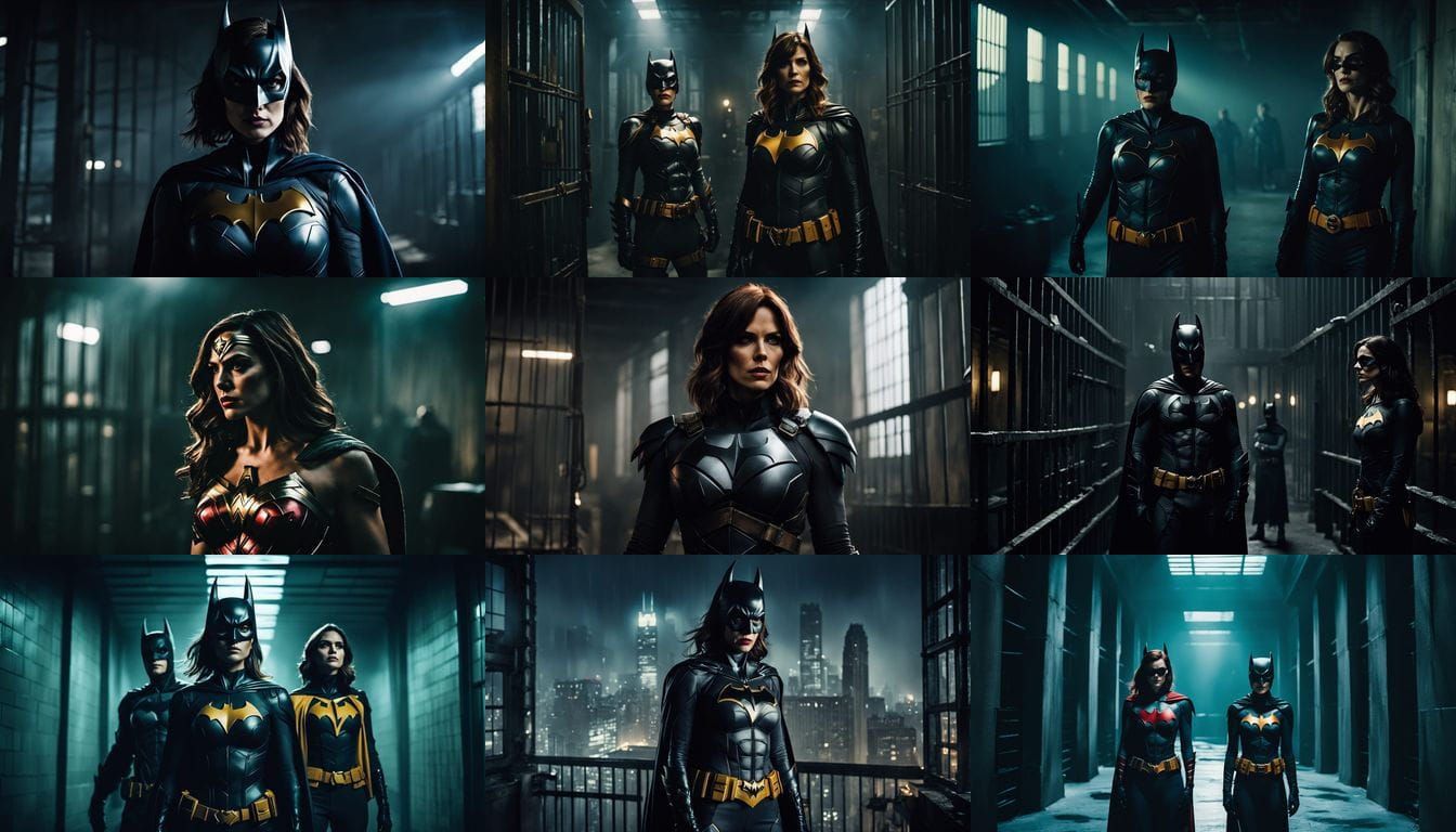 Batgirl and Robin in Gotham City Jail: A Cinematic Masterpie...