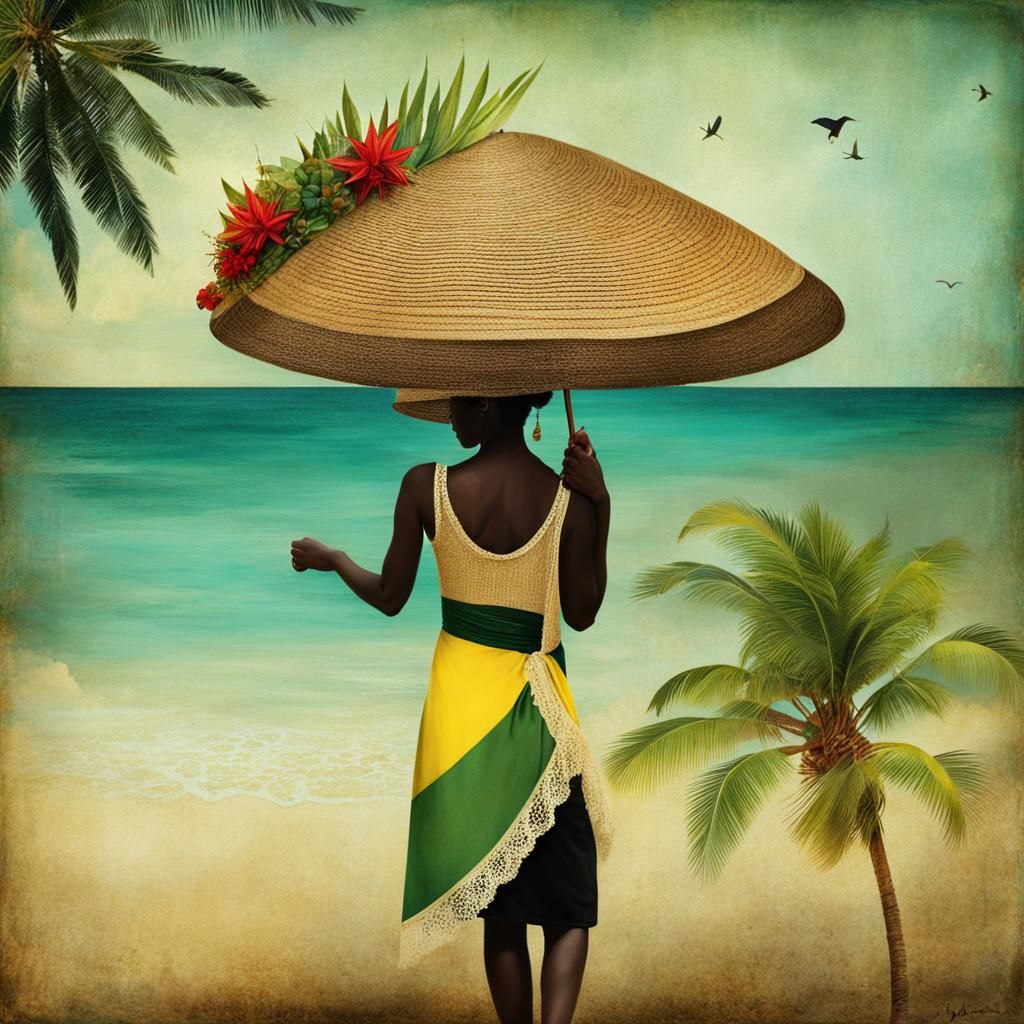 Surreal Jamaica Inspired by Collage Art