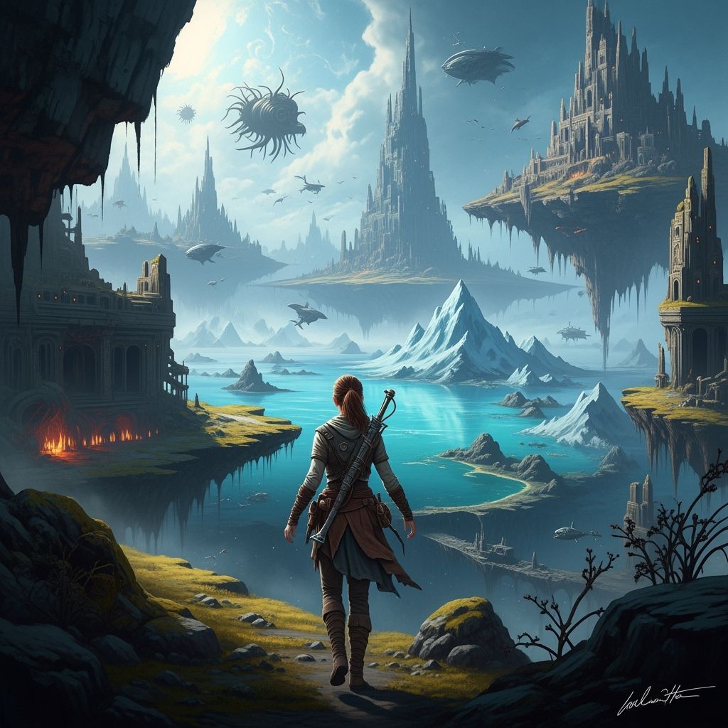 Explorer in Mystical Underearth Realm