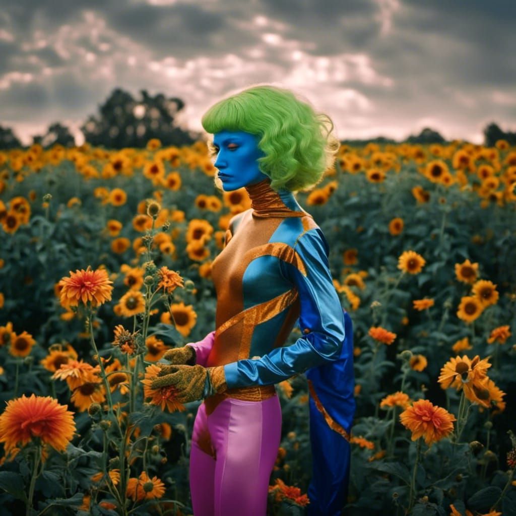 Hyperrealistic Portrait of Smiling Couple in Love