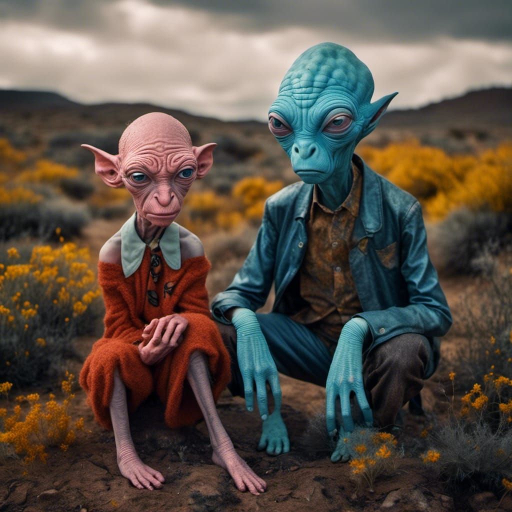 Happy Couple Smiling: Hyperrealistic Emotional Portrait