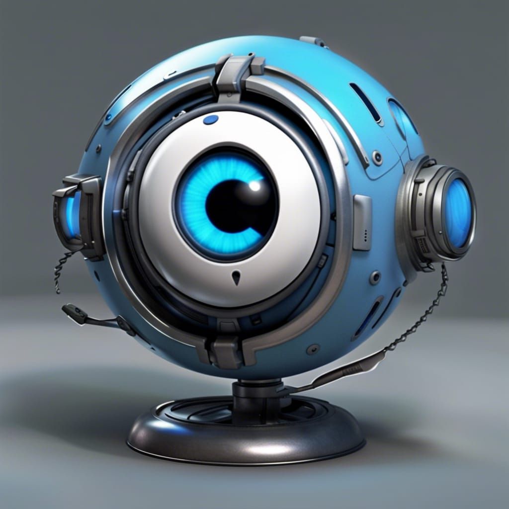 Wheatley from Portal: A Detailed Matte Painting