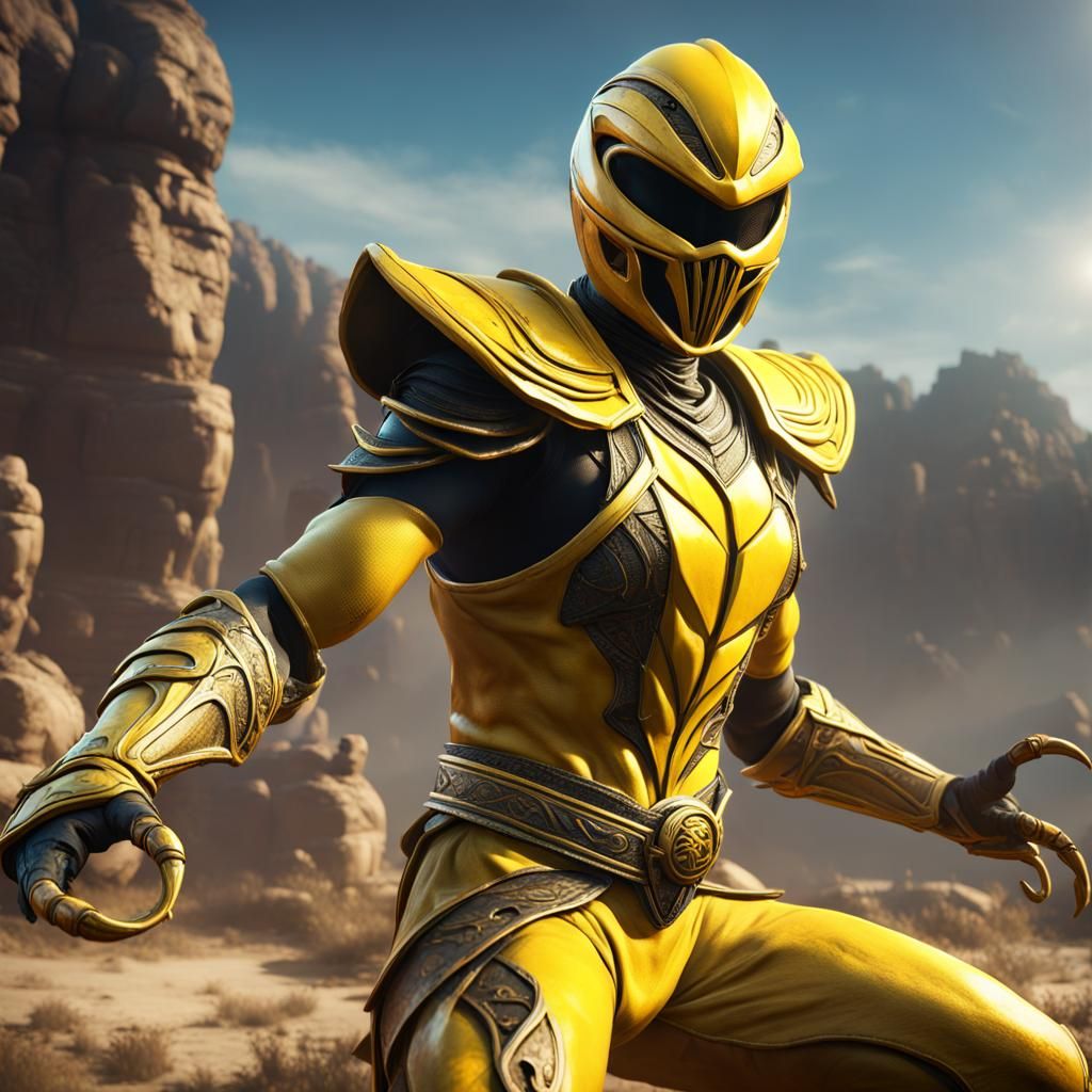 Scorpion Power Ranger Fusion: Detailed Digital Art