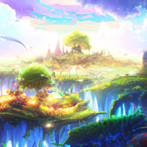 Terraria in Studio Ghibli Anime Style