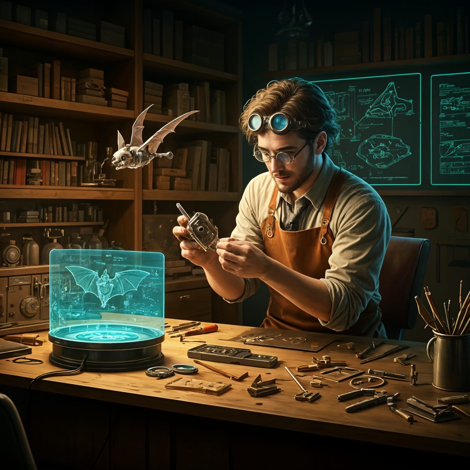 Inventor Creates Mechanical Spy Bats in High-Tech Lab