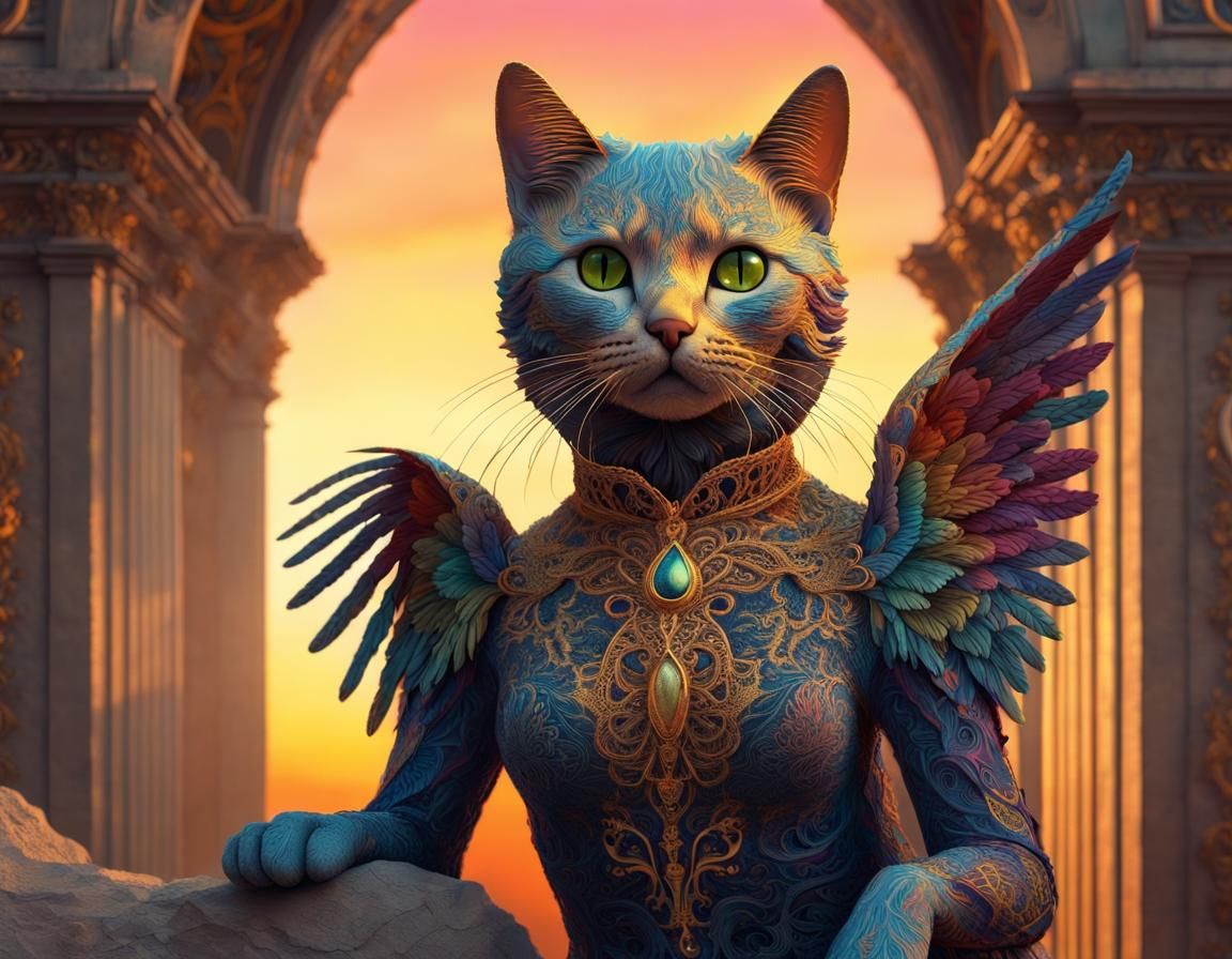 Handicapped guardian angel.