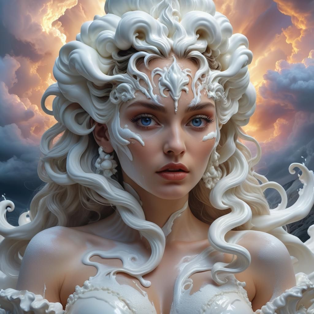 Psychedelic Portrait in Photorealistic Style