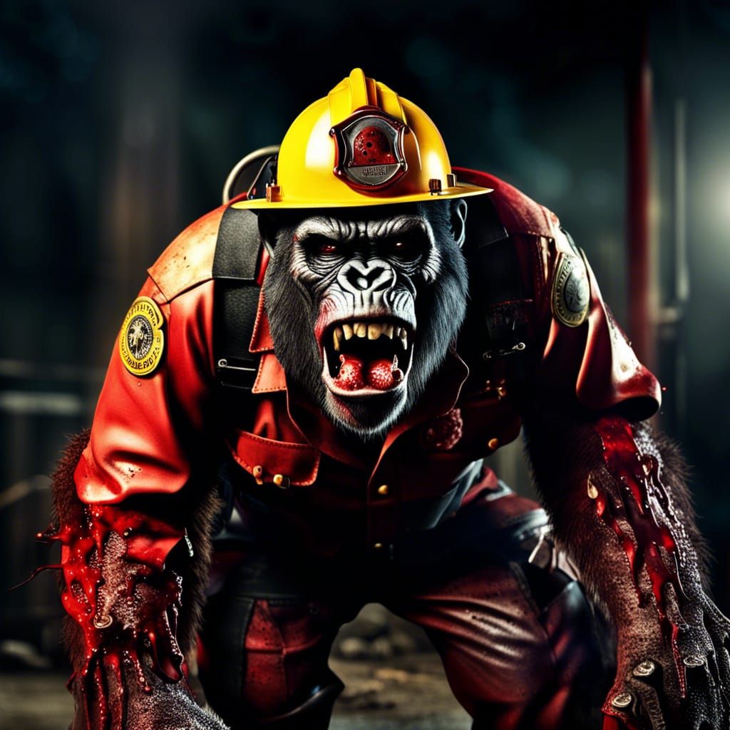 Putting fires out with pure fear 🔥