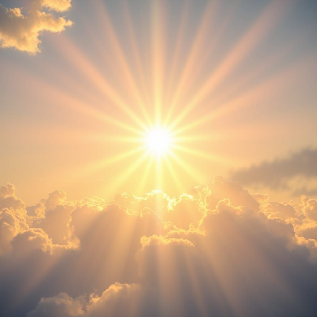 Divine Triune God in Heavenly Radiance