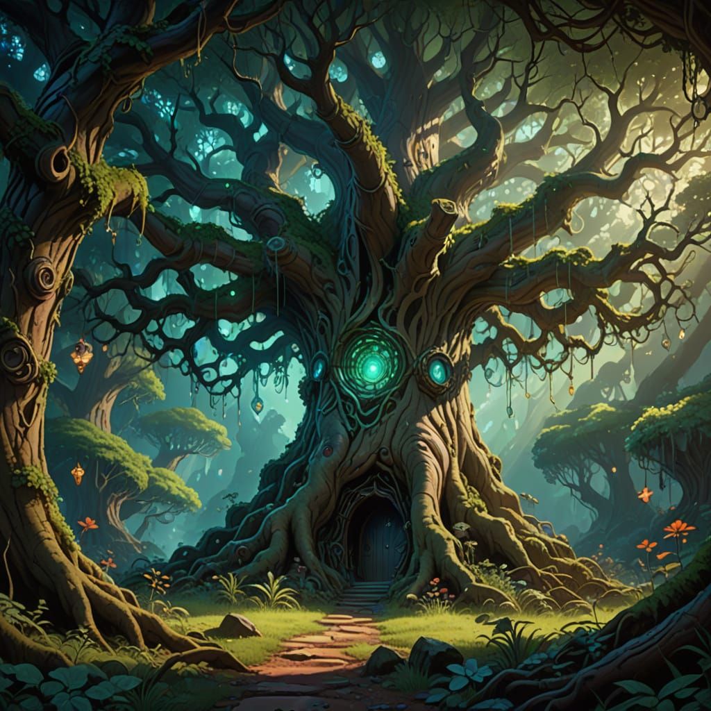 Ancient Tree Guardians of Forgotten Lore