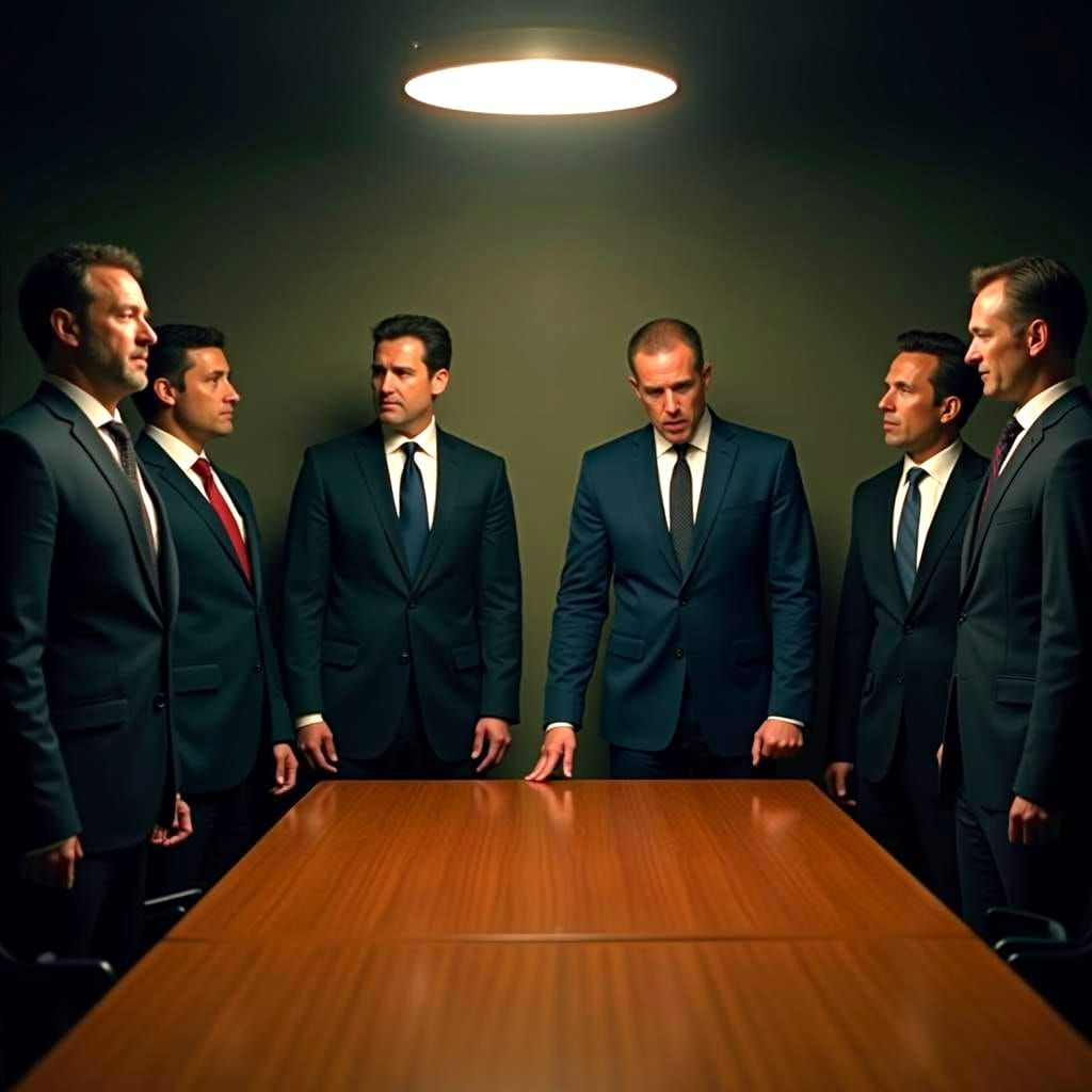 Teamwork: Cinematic Image of Professionals Seeking Assistanc...