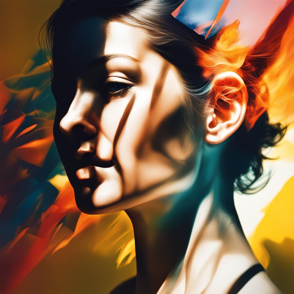 Portrait in Light and Shadow