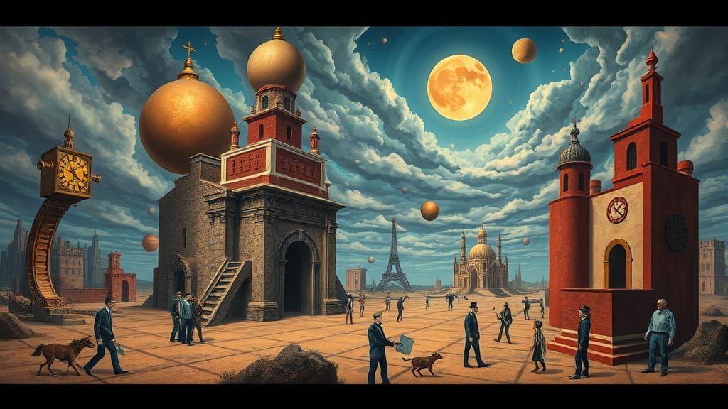 Surreal Dreams of Absurdity in a Bizarre Atmosphere