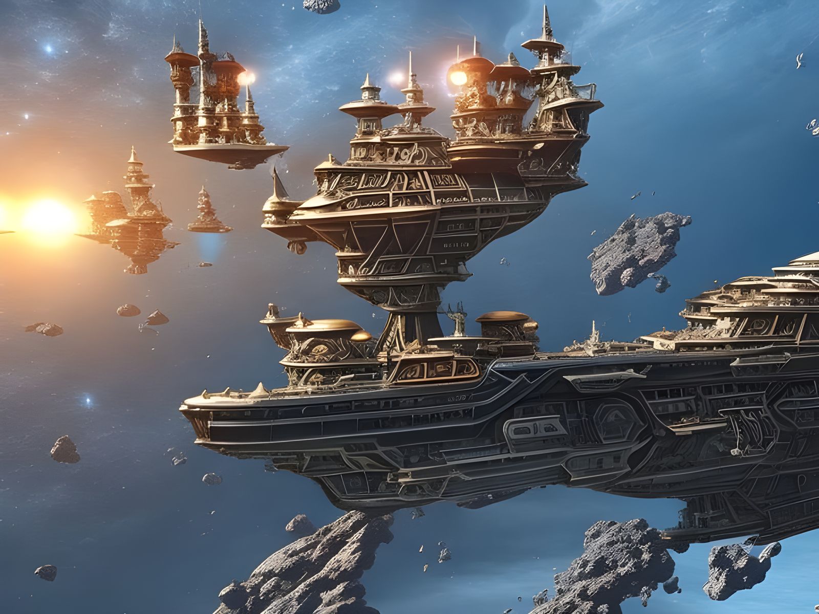 Space Pirates Sailing the Astral Sea in High-Def