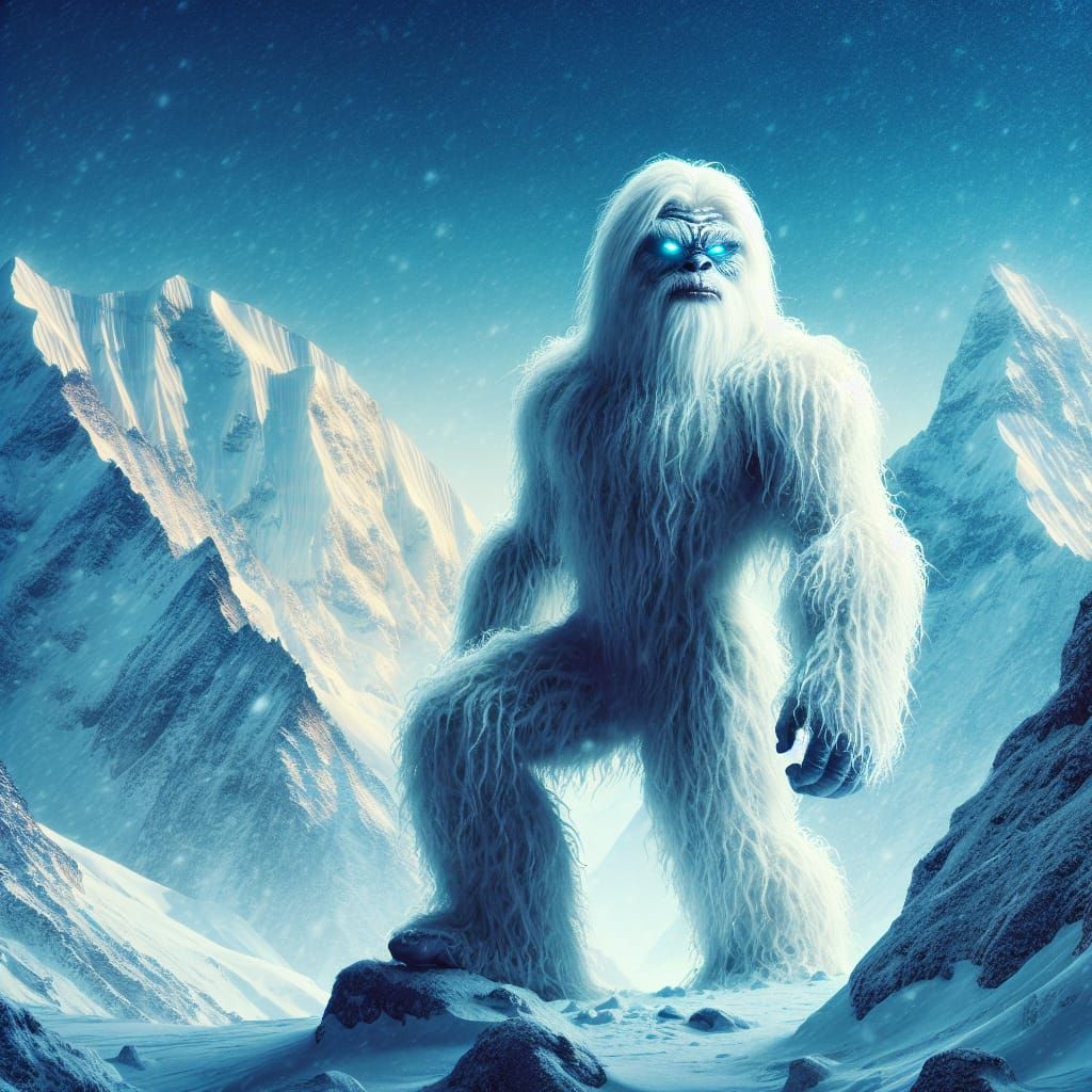 The Mythological, Yeti . Brilliant image