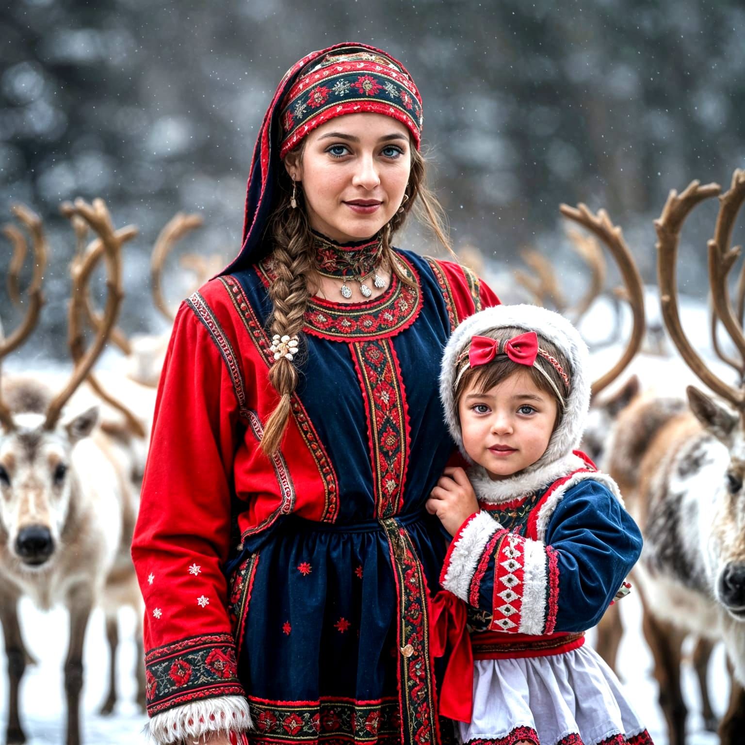 Spectacular Lapland Landscape in Realistic Style