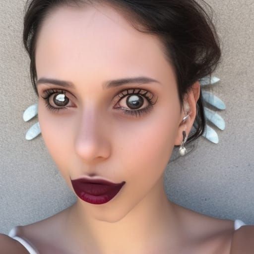 Lip Piercing Close-Up