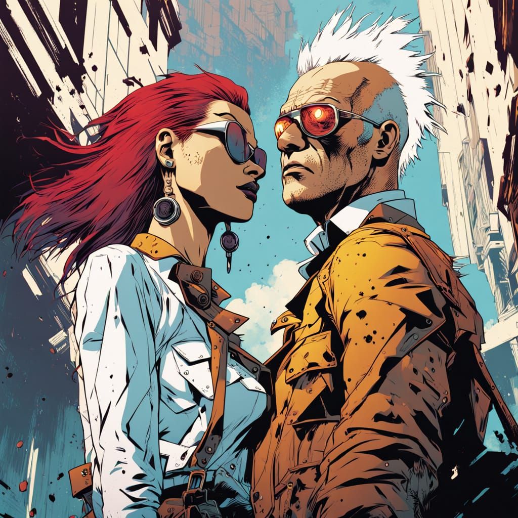 Tank Girl Saves Businessman in Epic Comic Book Explosion