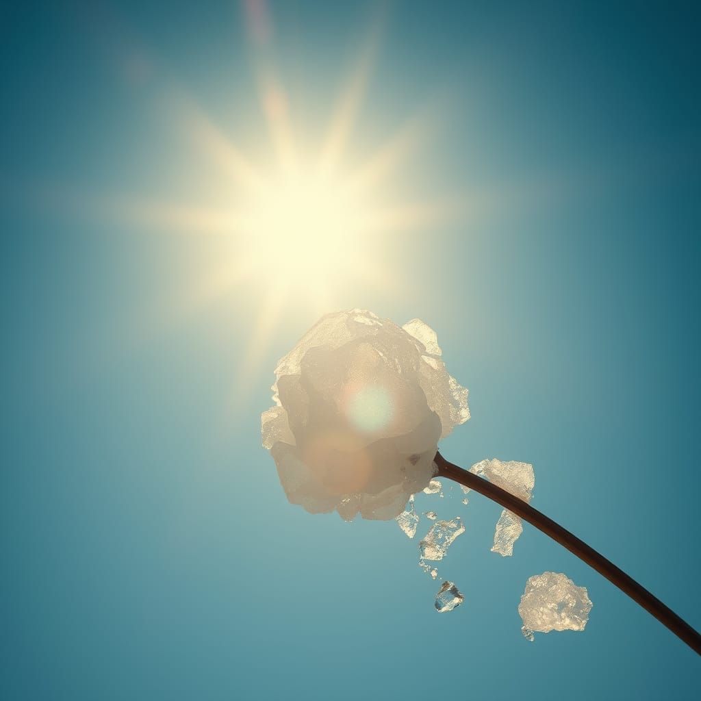 Surreal Soap Bubbles Dance in Brilliant Blue Sky