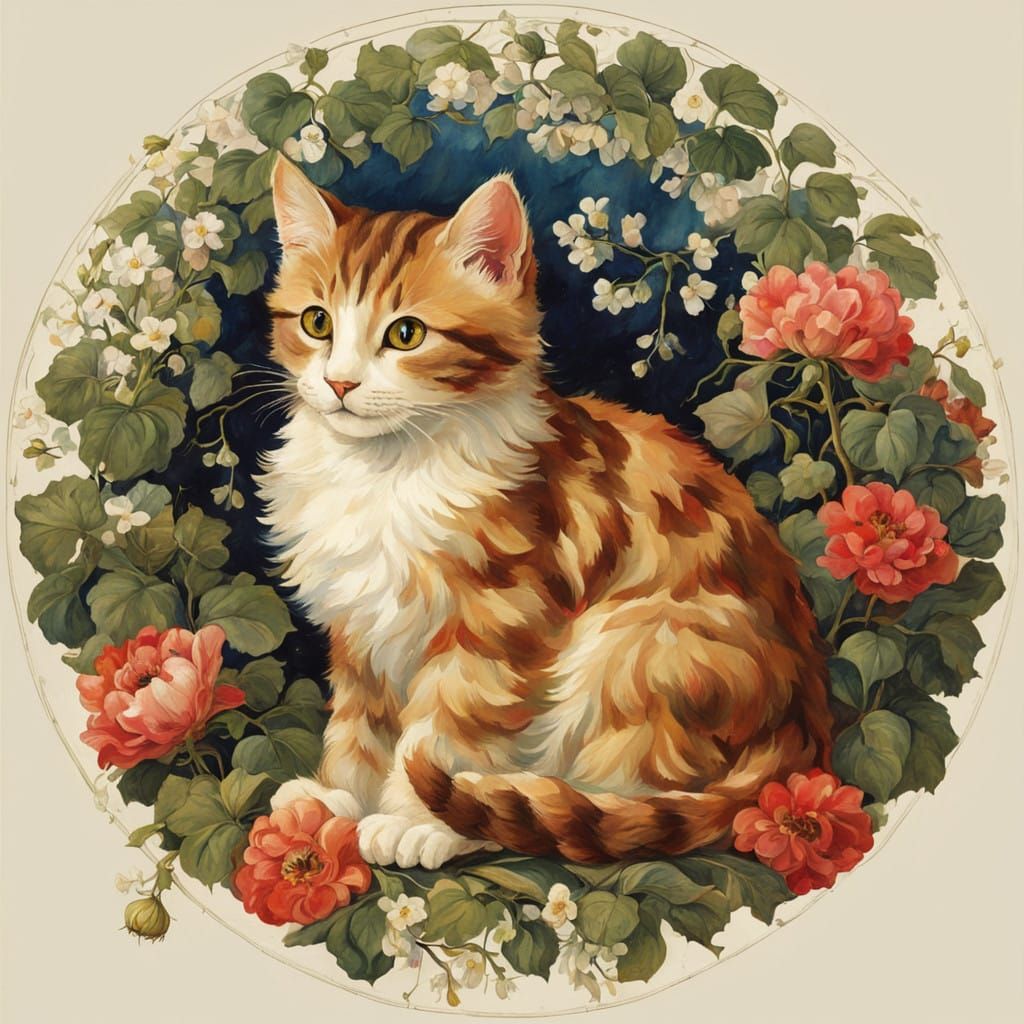 Medieval Russian Landscape in Whimsical Watercolor