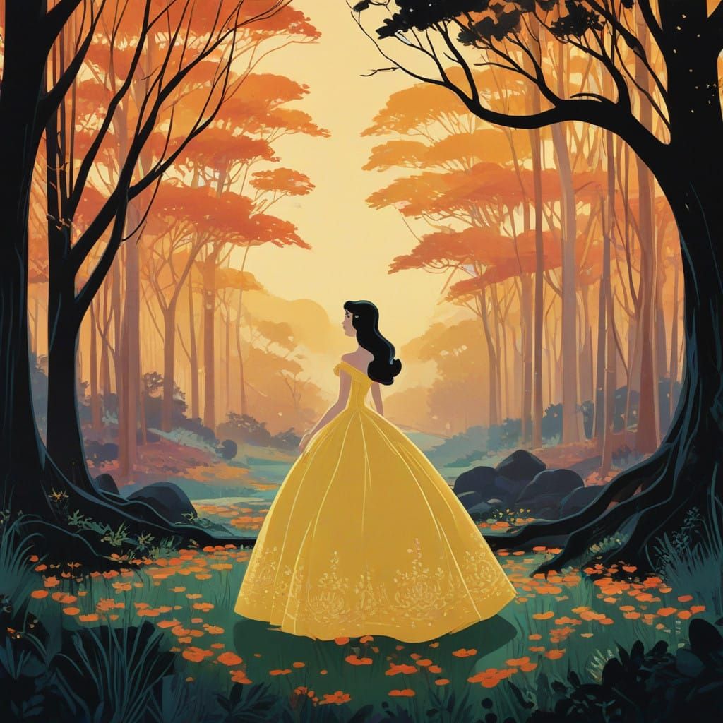 Elegant Disney Renaissance Era Ball Gown