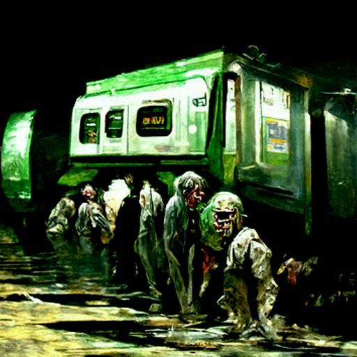 zombie subway