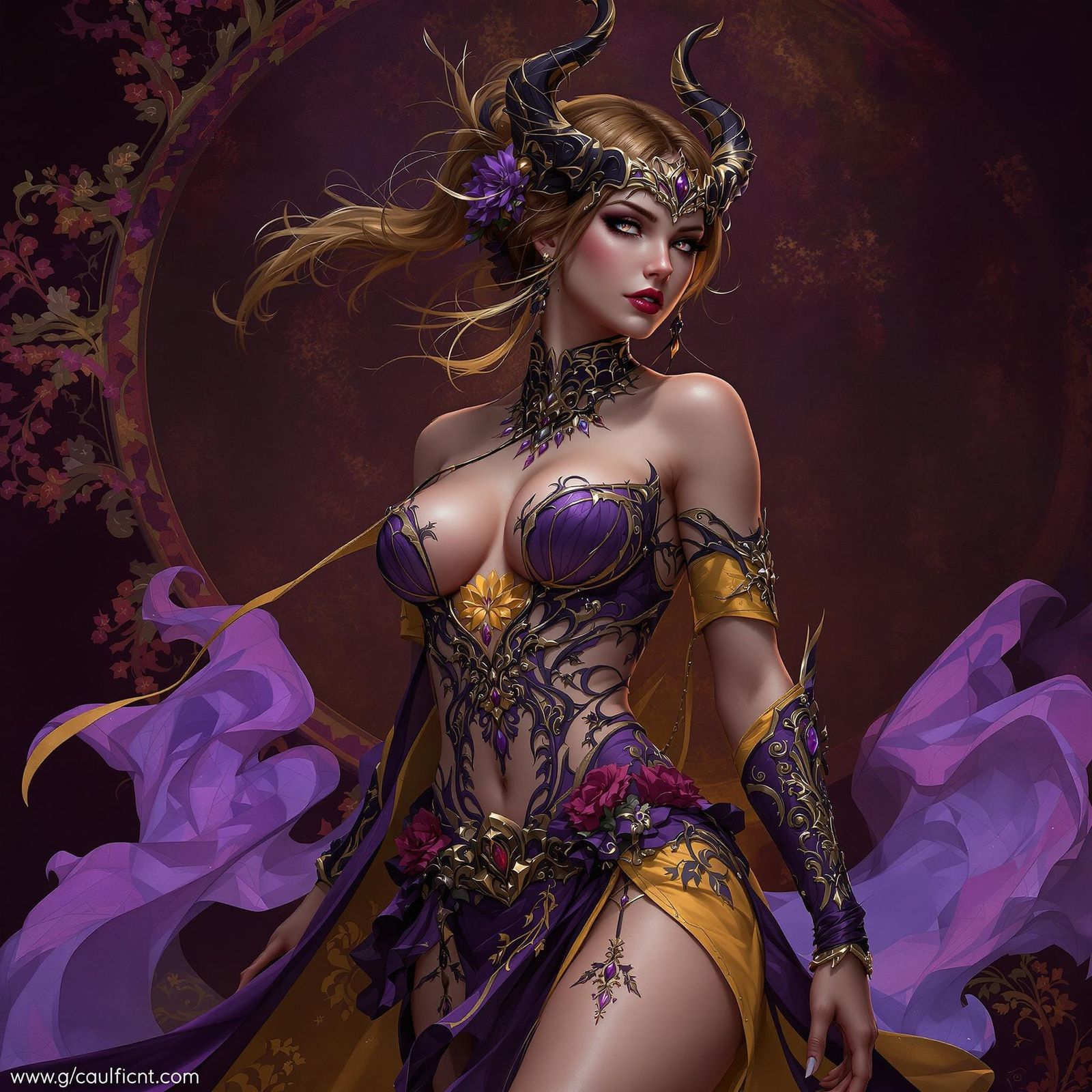 Maxine Caulfield in Dark Fantasy Style