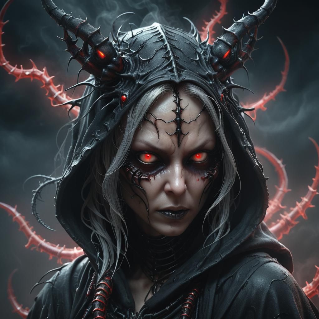 Malevolent Scorpio Arachnid Emerges: Dark Fantasy Art