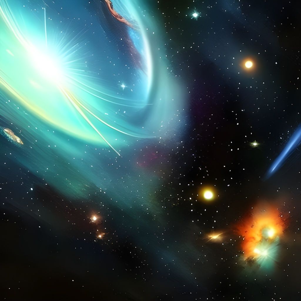 Spectacular Nebulae and Stars in Space