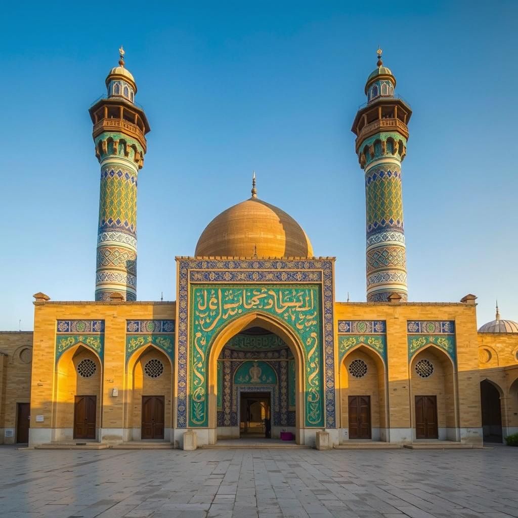 Majestic Mosque in Baghdad: A Digital Rendering