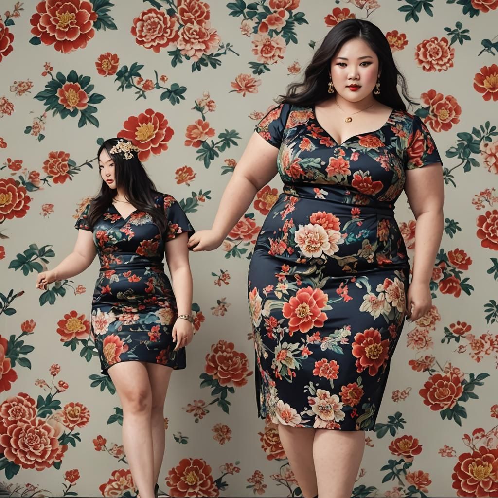 Woman in Chinese Dress