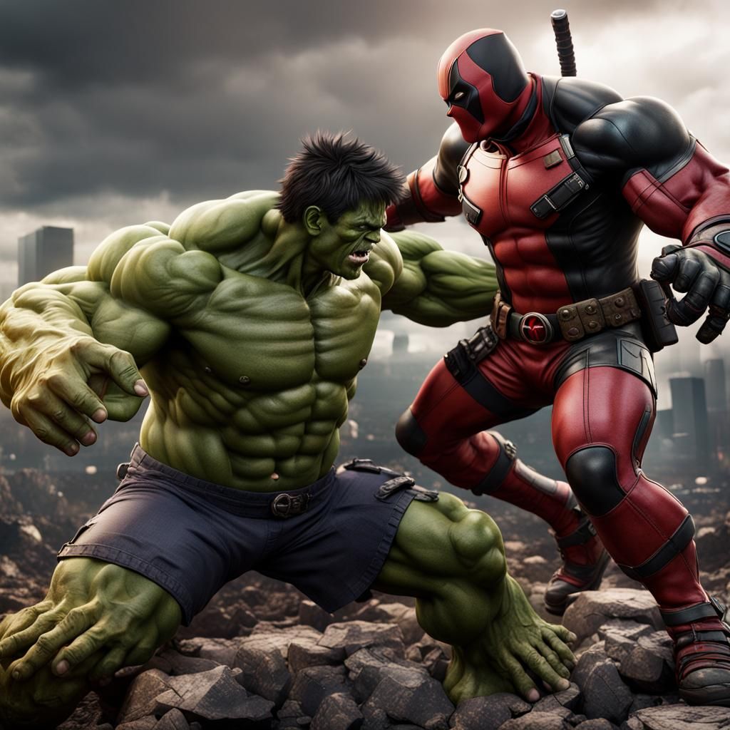 Deadpool vs Hulk: Detailed Fantasy Battle