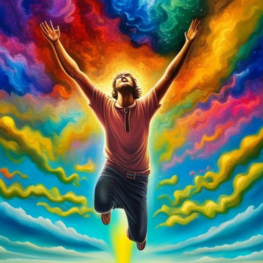 It's raining men, men falling from the sky