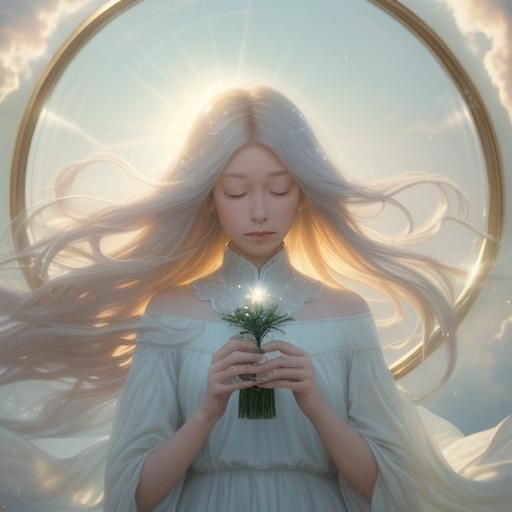 Magnifying Glass Illuminates Earth in Watercolor Art