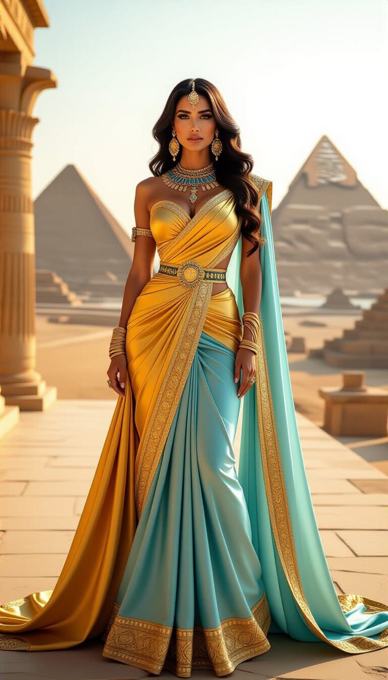Egyptian Goddess in Vogue Style Photography
