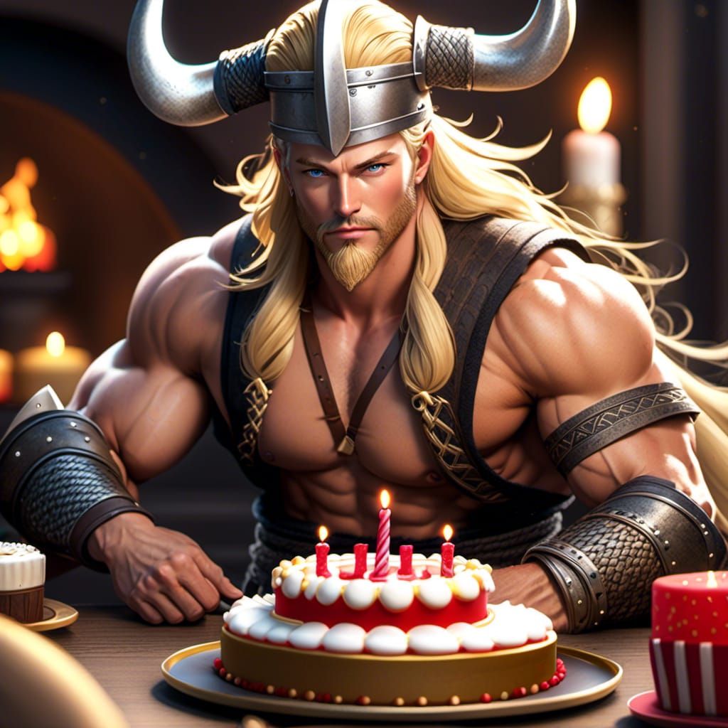 Viking Warrior Celebrates Birthday in Ultra Quality