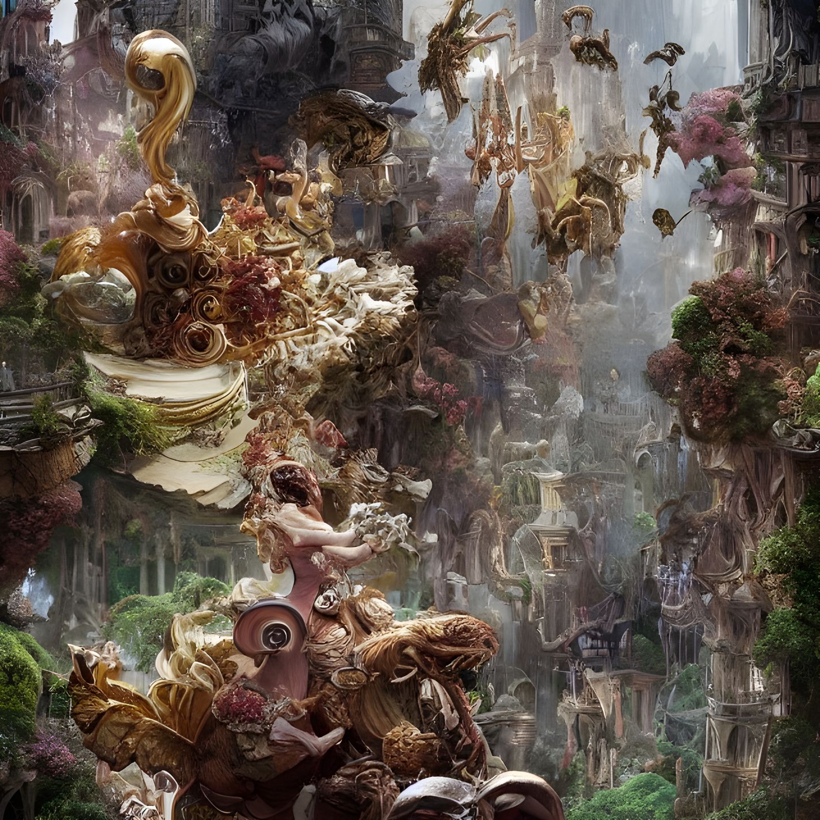 Glimpse of Another World: Detailed Hypermaximalist Portal