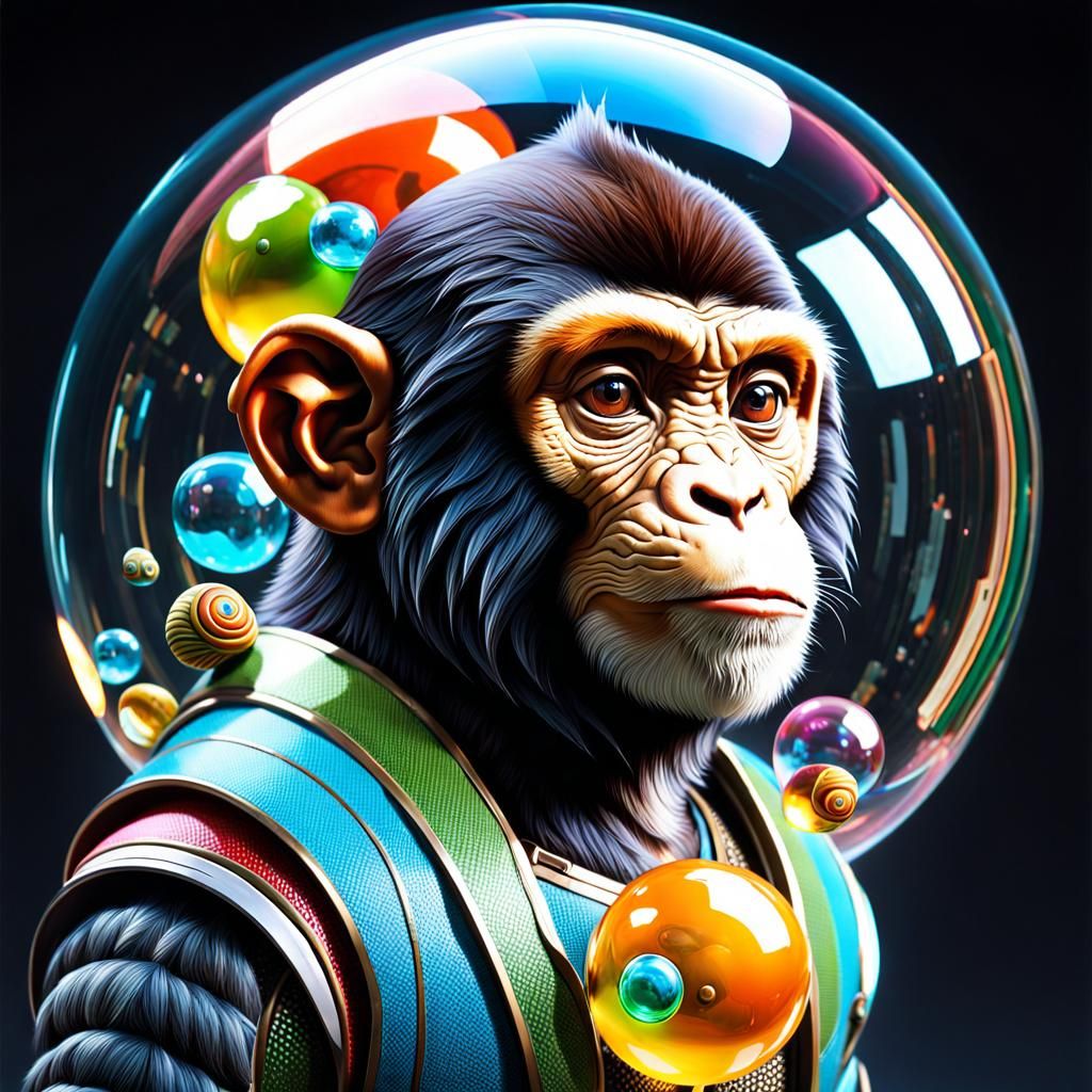 Surreal Gumangi Character in AI Bubble