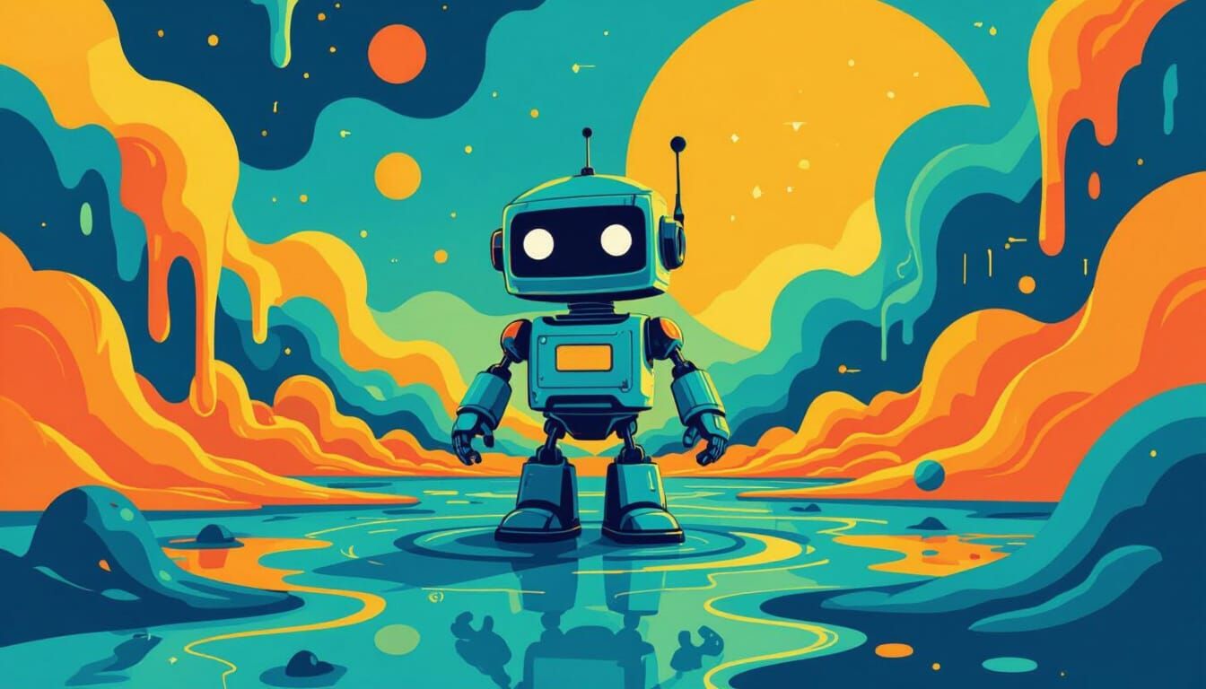 Code & Learn Academy Logo with Robot Mascot