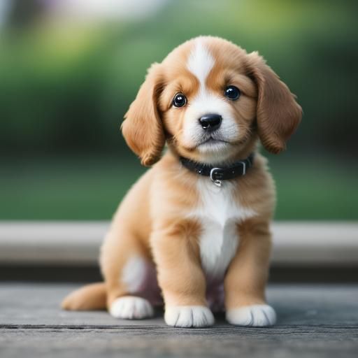 Adorable Puppy Captured with Professional Photography Techni...