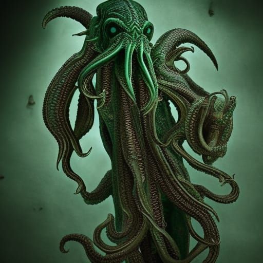Hyperrealistic Cthulhu with Intricate Details