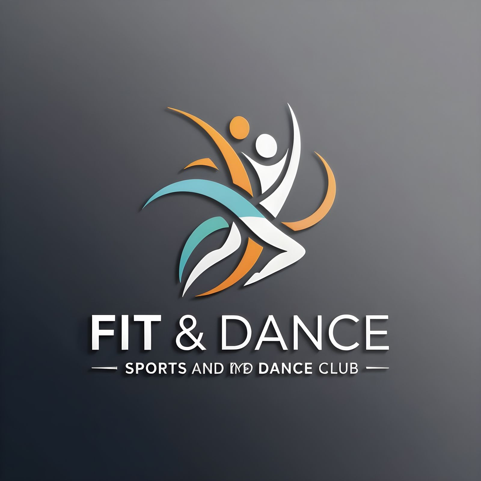 Minimalist Fit & Dance Club Logo Design