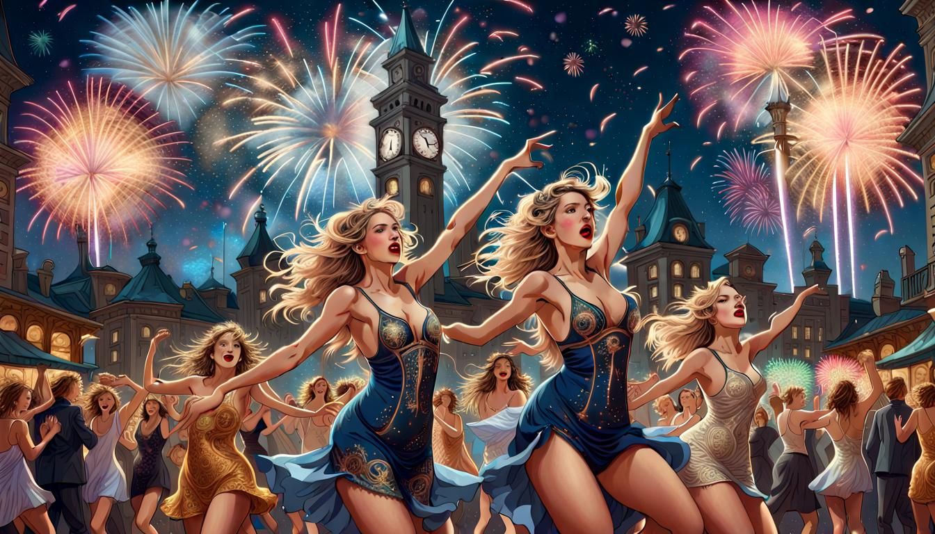 Sparkling Spectacle: The Starlight Twins and their Troupe Il...