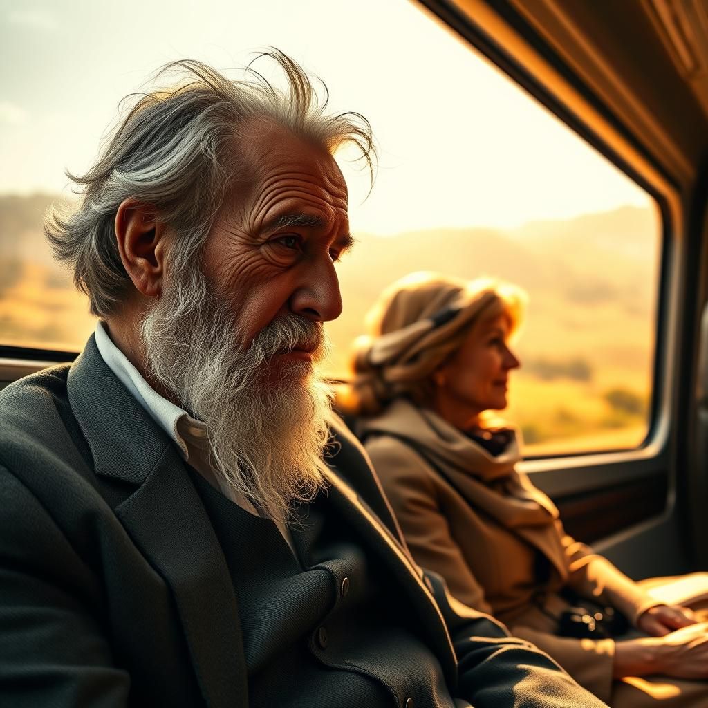 Italian Countryside Train Journey in Cinematic Style