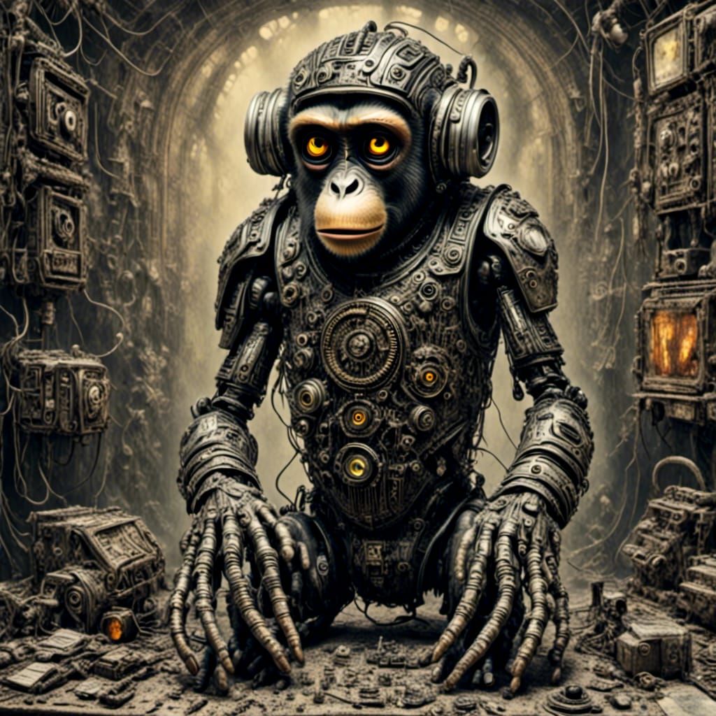 Infected Alien Robot Monkey Reign of Horror