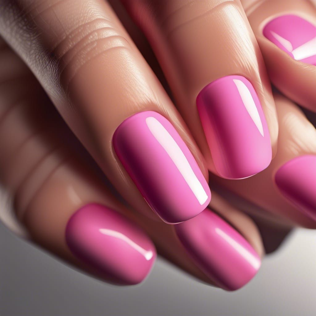 Pink Fingernails