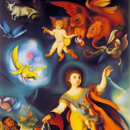 Archangel Michael and the Sinful Possum: Baroque Style