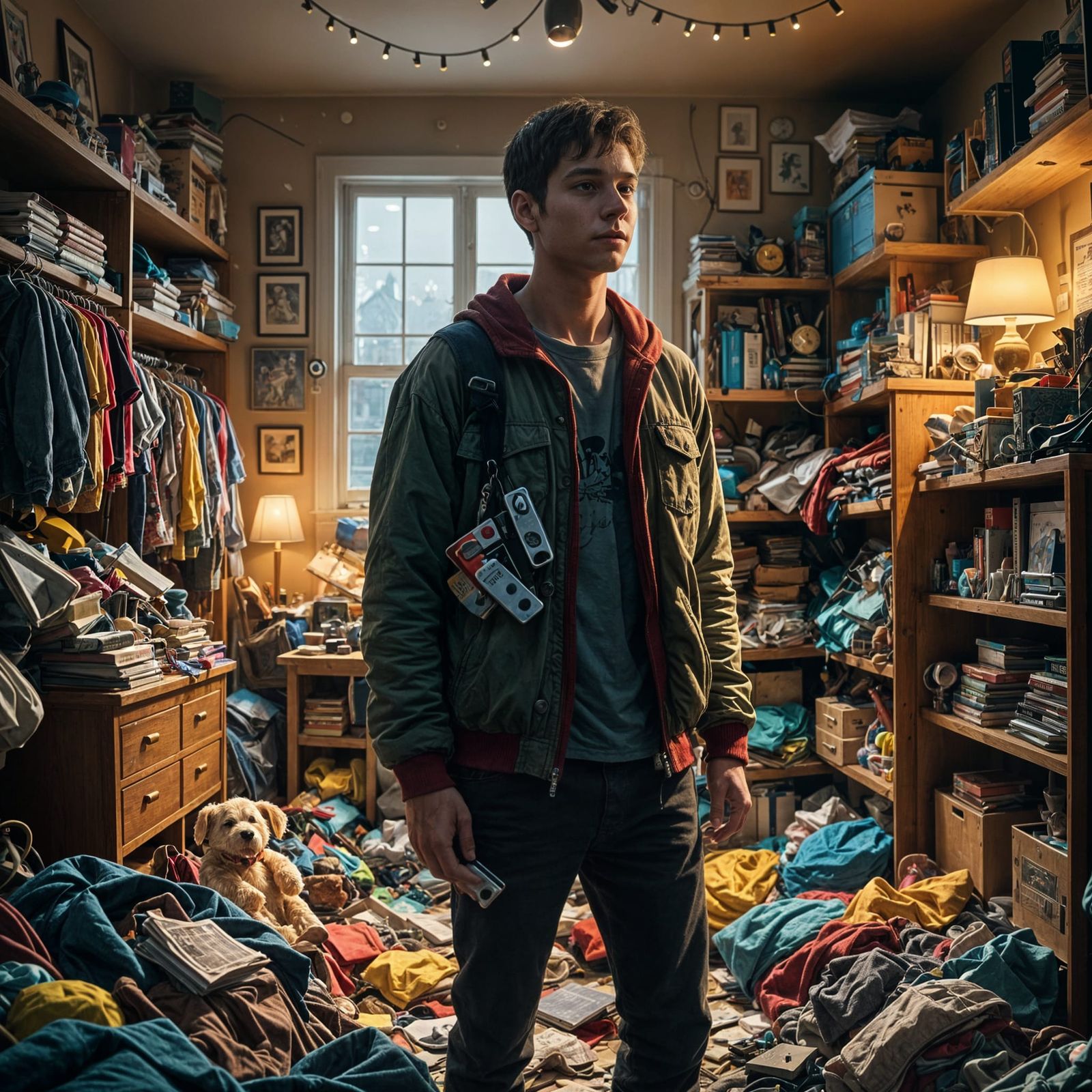 Overwhelmed: A Room Disorganized by ADD