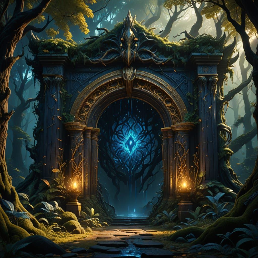 Magical Realism in Vibrant, Deep Colors